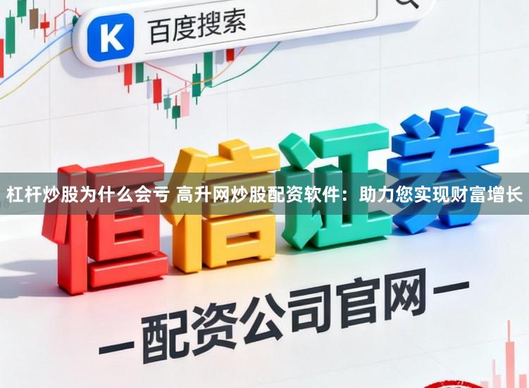 杠杆炒股为什么会亏 高升网炒股配资软件：助力您实现财富增长